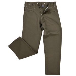 Work Jeans with buttons Rigid Olive