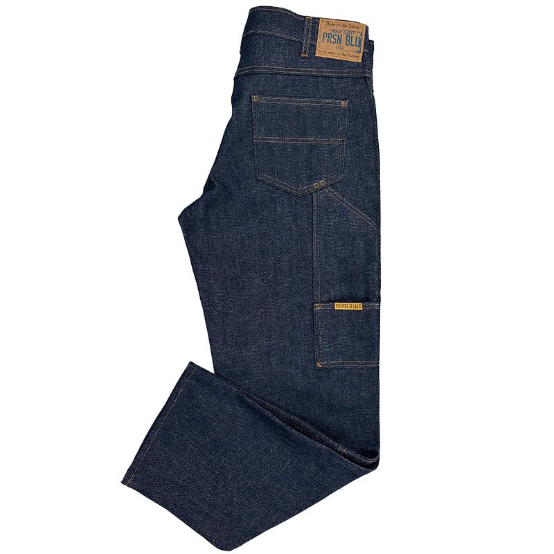 Double Knee Jeans w/out buttons Rigid Blue - Image 2