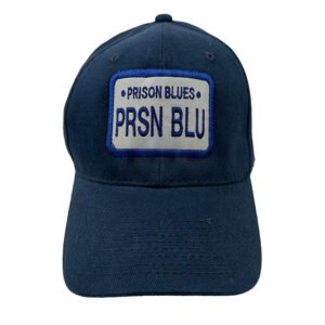 Navy Baseball Cap w/Prison Blues Logo