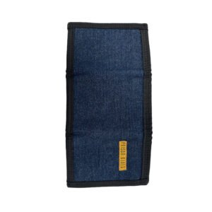 Blue Denim Tri-Fold Wallet