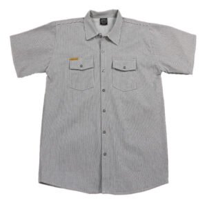 Work Shirt Hickory Short Sleeve w/Front Buttons